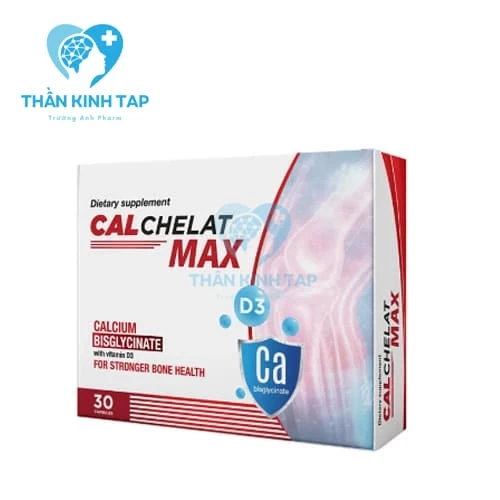 Calchelat Max - Bổ sung Canxi, vitamin D3 cho cơ thể